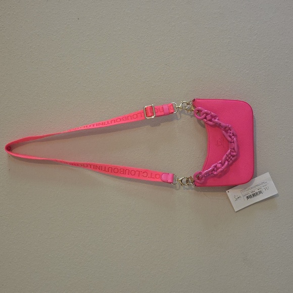 NWT Christian Louboutin Vibrant  Loubila Chain Crossbody Bag! - Picture 14 of 17